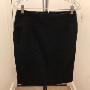 INC Black Skirt 8P Made in Taiwan Preowned, 60% Rayon 35% Nylon & 5% Spandex